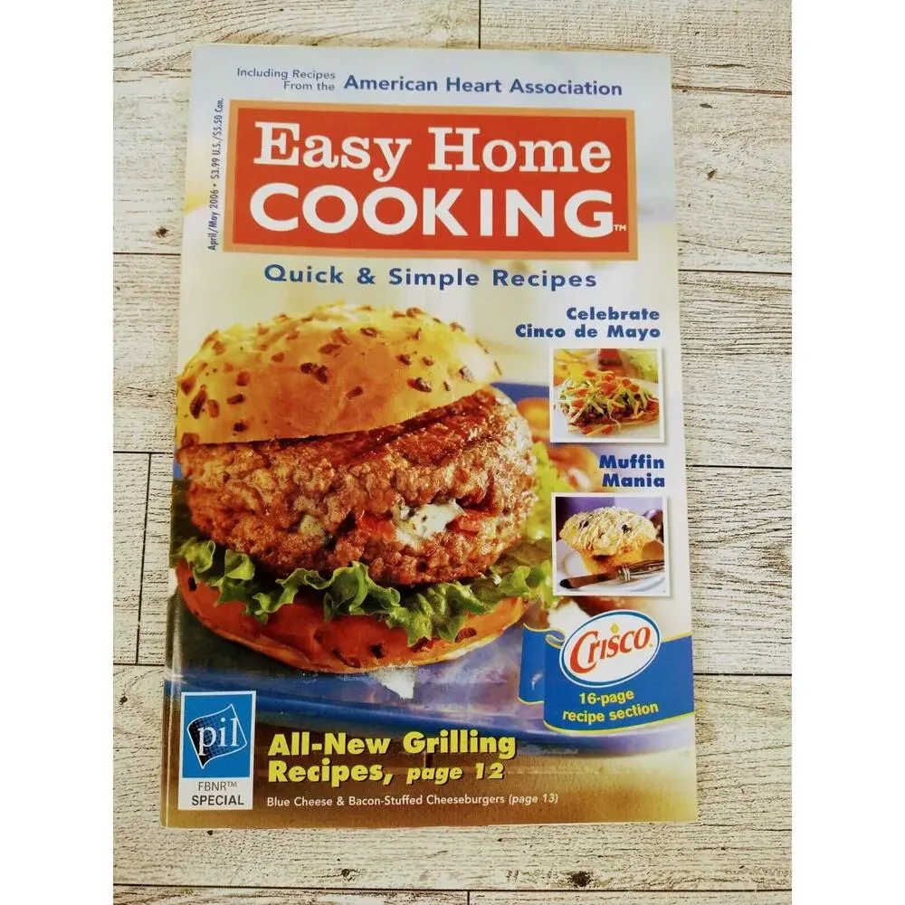 Easy Home Cooking Quick & Simple‎ Recipes Cookbook Booklet 2006 Vtg
